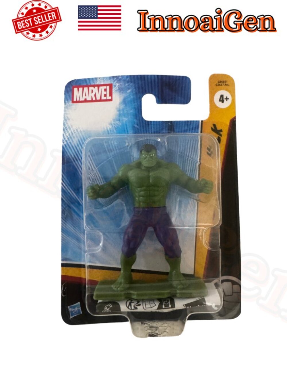 Marvel Hasbro Hulk Mini Figurine Collectible Toy G3657 Sealed Pack New Condition